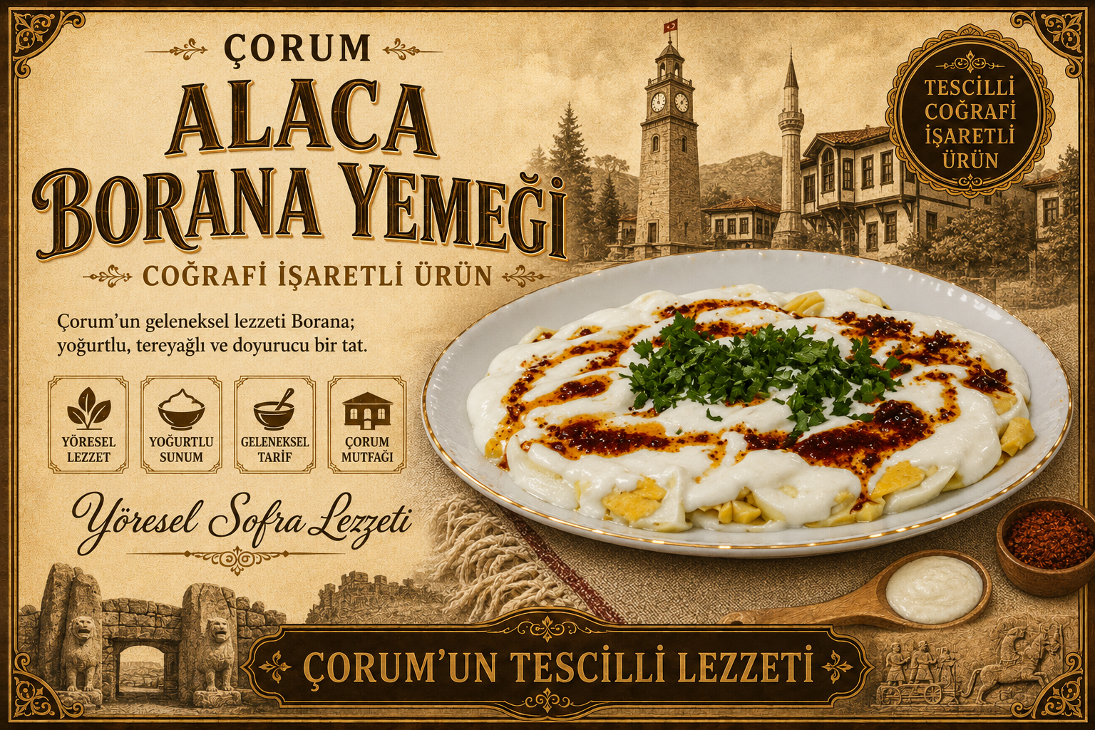 Alaca Borana Dish