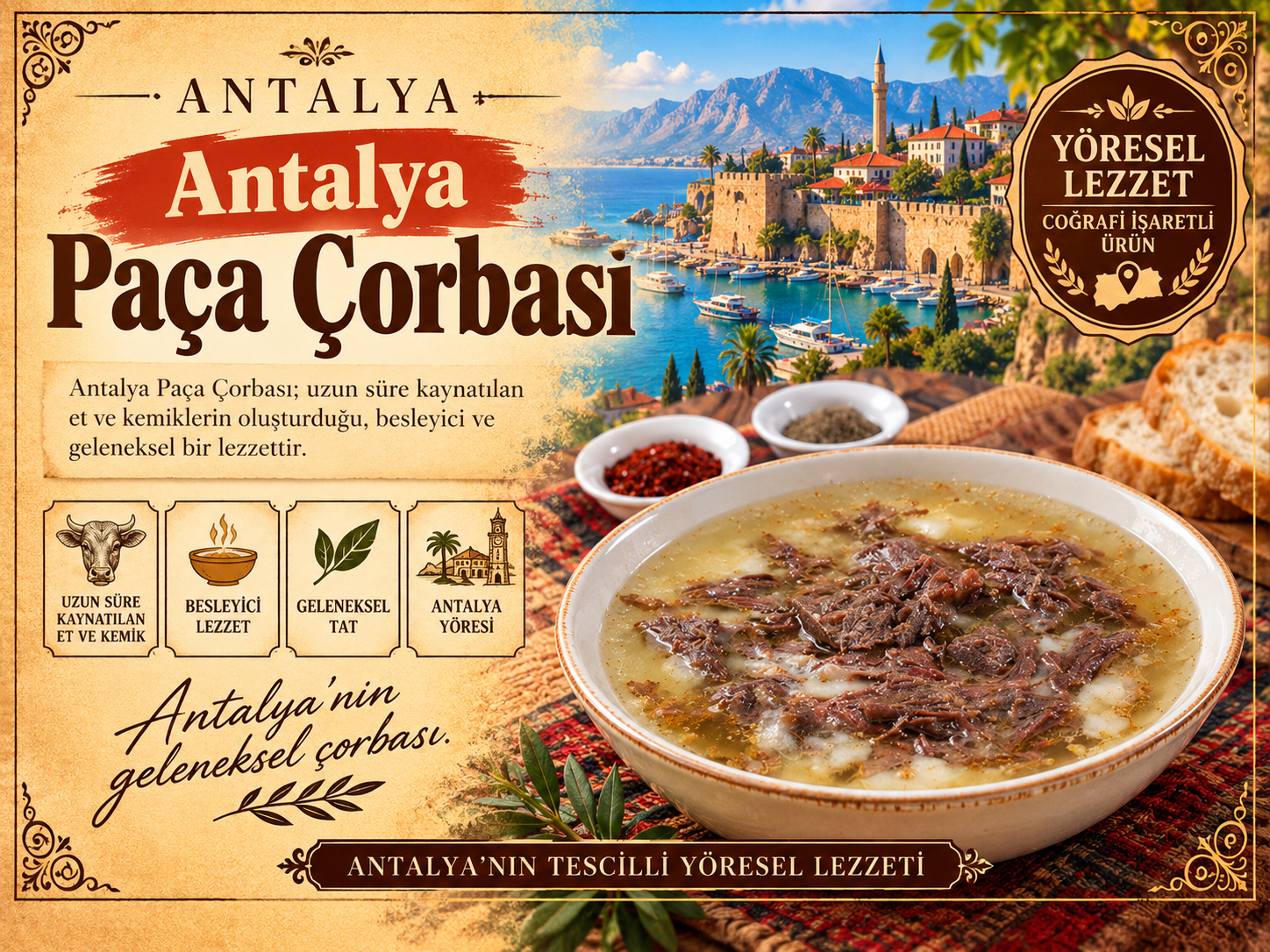 Antalya Paça Çorbası