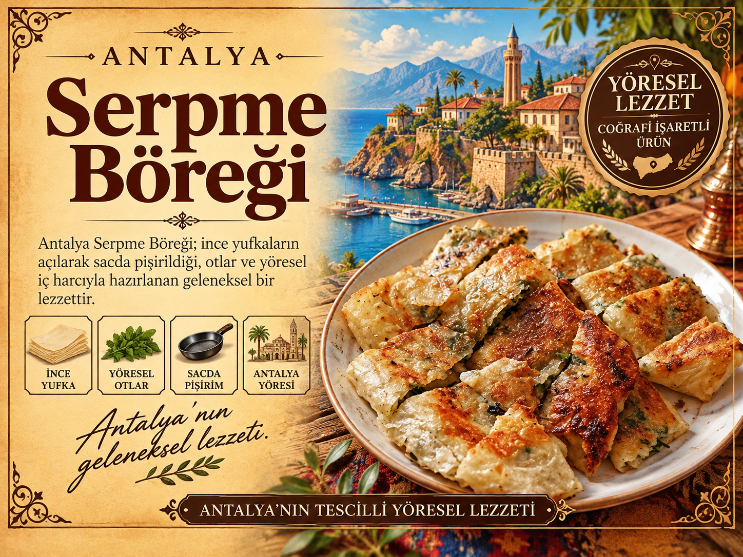 Antalya Serpme Börek